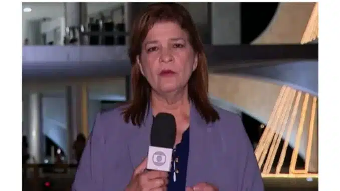 A repórter da TV Globo, Delis Ortiz, afirma ter sido agredida com um soco no peito.