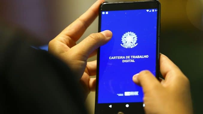Carteira de trabalho digital.